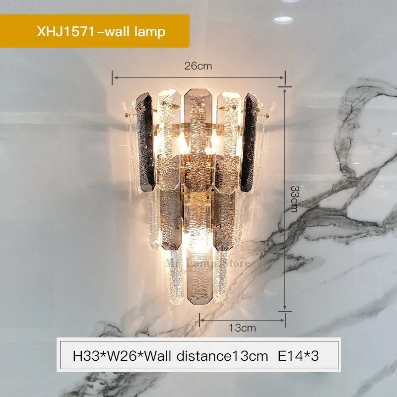 Afralia™ Modern Luxury Crystal Chandelier for Living Room Hall Dining Bedroom Pendant Lights