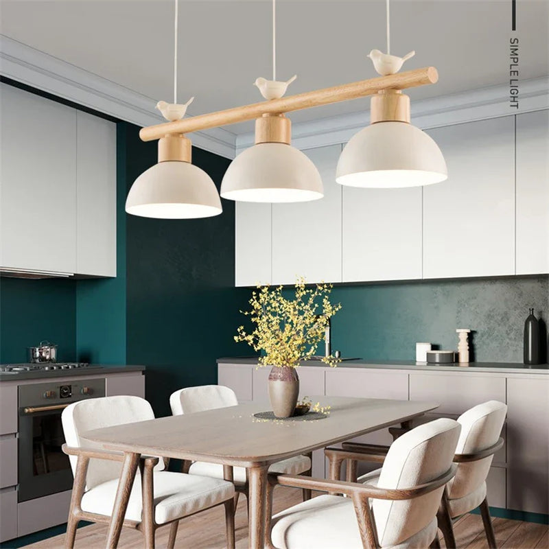 Afralia™ Bird Light Pendant: Nordic Design LED Lamp for Living & Dining Room