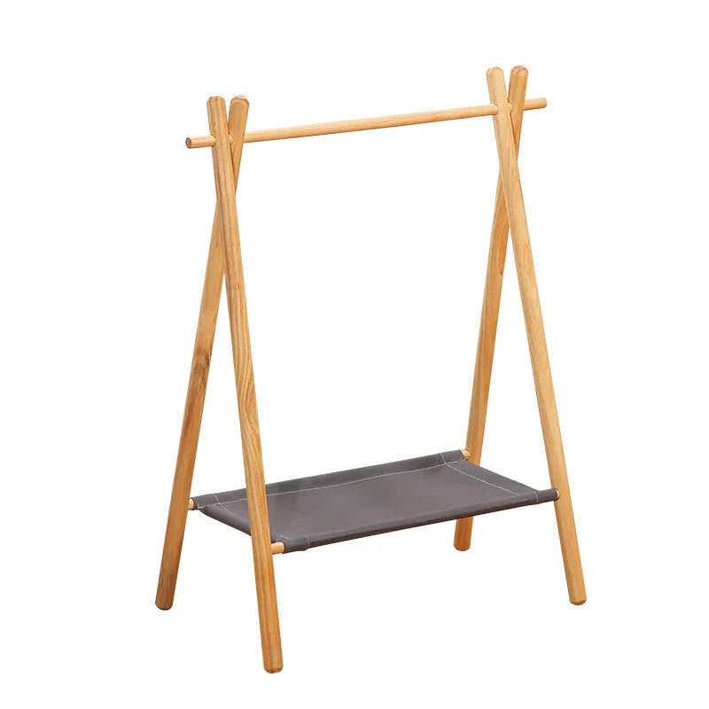 Afralia™ Pet Clothes Organizer & Storage Rack Wood Shelf for Home Living Room