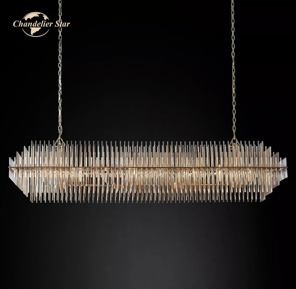 Afralia™ LED Emile Chandelier - Stylish Dining Room & Living Room Lighting