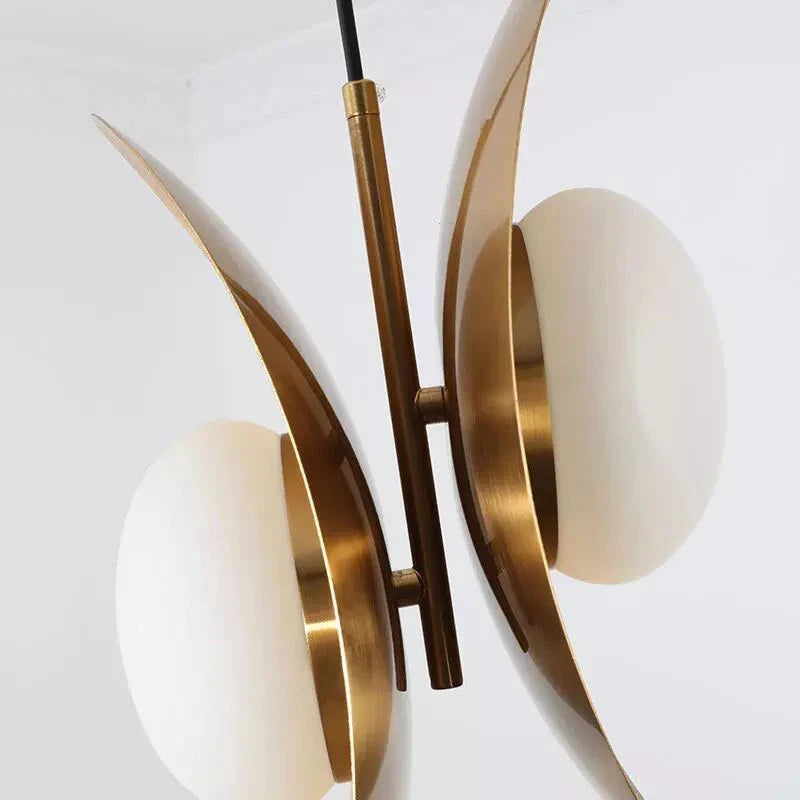 Afralia™ Postmodern Iron Pendant Light with 2 Heads for Home, Kitchen, Dining Room