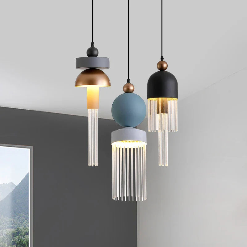 Afralia™ Nappe Pendant Light: Italian Design Macaron Ball Lamp for Restaurant, Bar, Kitchen