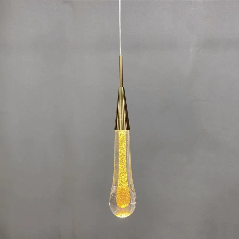 Afralia™ Crystal Drop Pendant Light - Bedroom Bar Bathroom LED Hanglamp