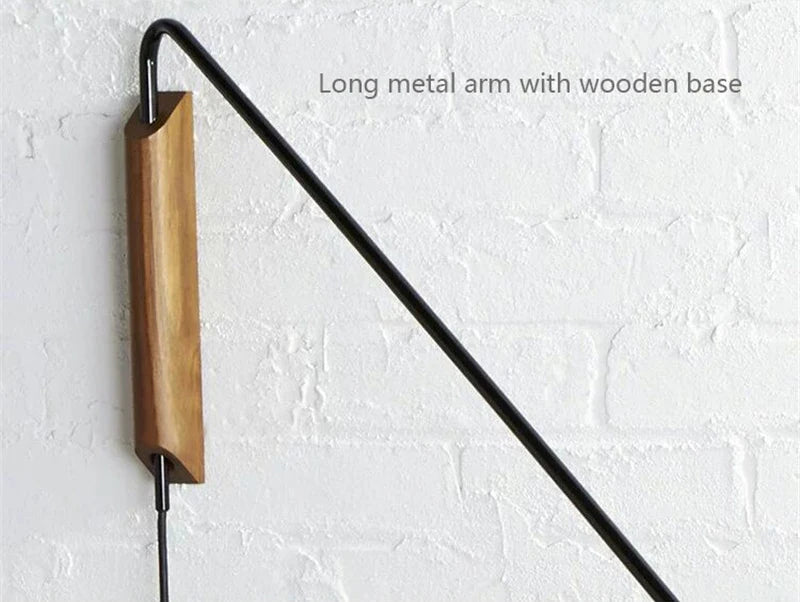 Afralia™ Rotatable Wall Lights for Living Room Bedroom, Modern Long Arm Wall Lamps
