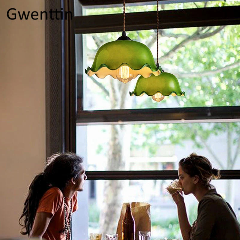 Afralia™ Vintage Industrial Pendant Light for Dining Room, Cafe, Bar, and Home Lighting