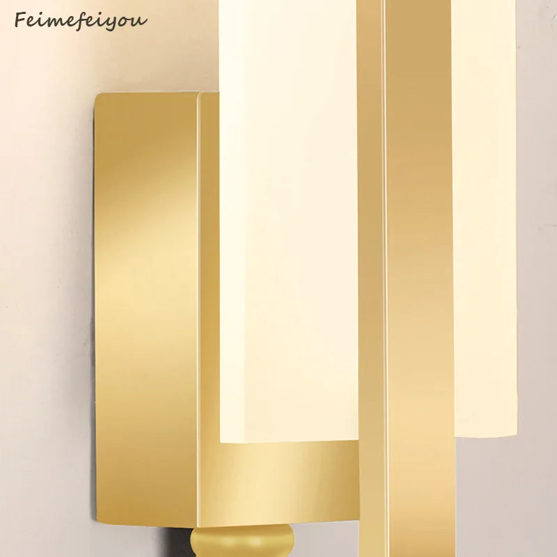 Afralia™ LED Wall Lamp Modern Minimalist Aisle Light Luxury Bedroom Lamps Home Décor