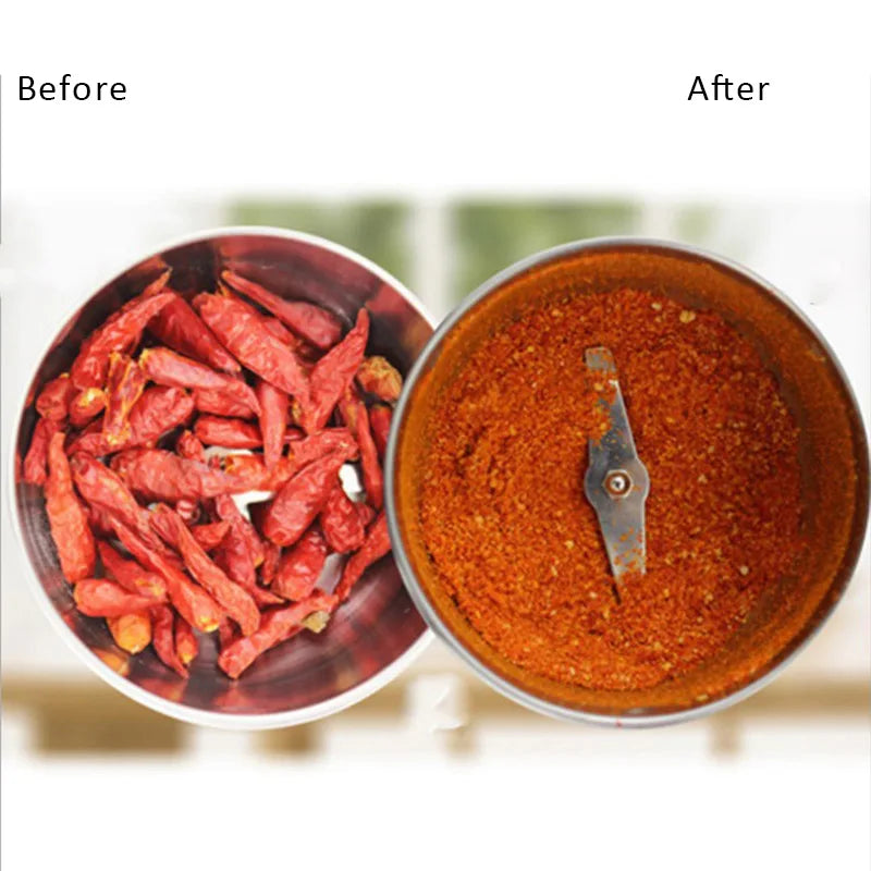 Afralia™ Electric Grinder: Multi-functional Kitchen Accessory for Grinding Grains, Nuts, Spices, and Coffee