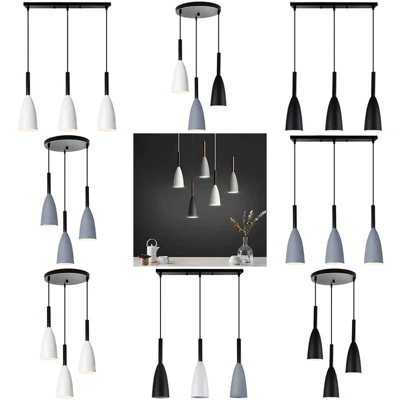 Afralia™ Modern Nordic Pendant Light for Dining Kitchen Living Room Chandelier