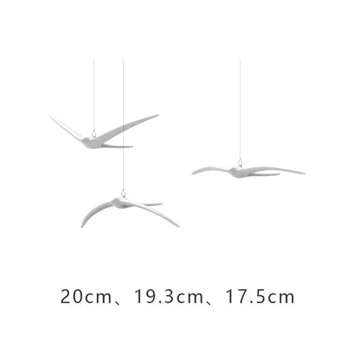 Afralia™ Swallow Golden Resin Bird Wall Hanging for Background Decoration