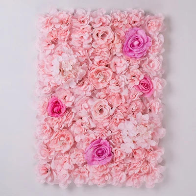 Afralia™ Silk Rose Flower Wall Wedding Christmas Decoration Silk Hydrangea Backdrop