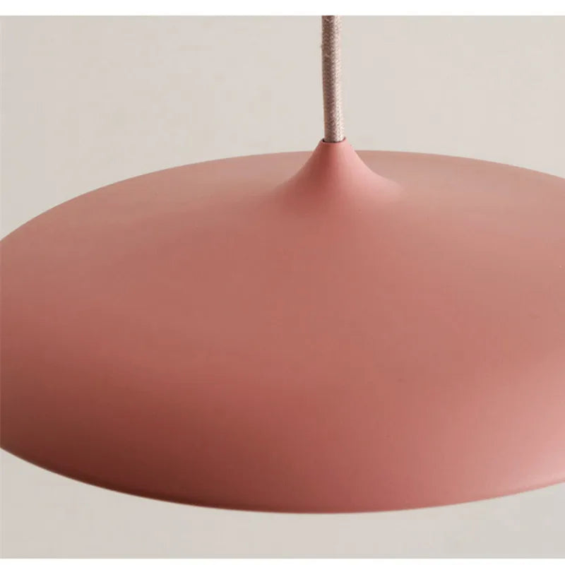 Afralia™ UFO Round Nordic Pendant Lamp: Modern Scandinavian Lighting for Home and Office