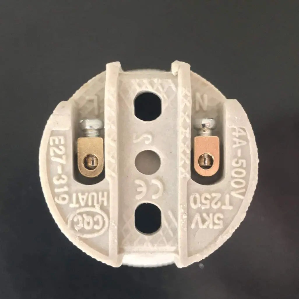 Afralia™ Creamic E27 Socket Lamp Holder - High Quality Lighting Accessory