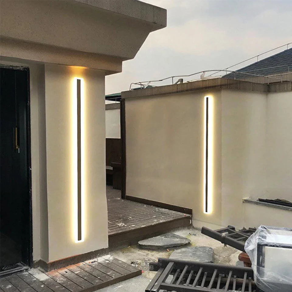 Afralia™ Waterproof Aluminum LED Wall Sconce Light for Modern Outdoor Garden Porch