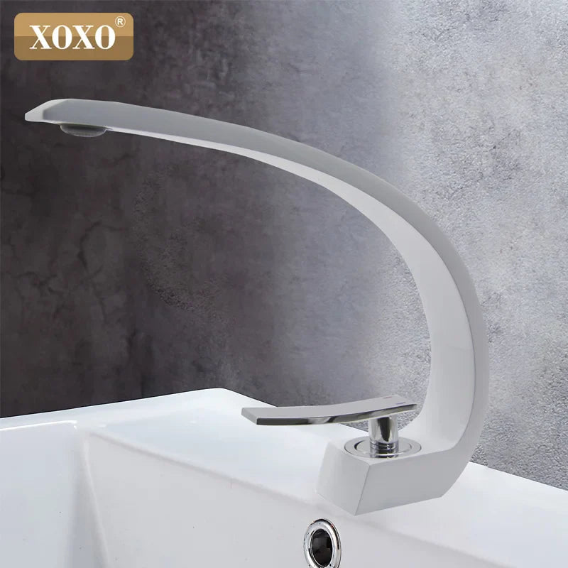 Afralia™ Modern Brass Basin Faucet with Single Handle and Single Hole Stylish Design