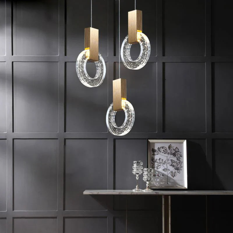 Afralia™ Gold Crystal Pendant Lights - Luxury Home Decor