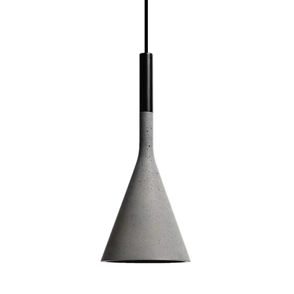Afralia™ Concrete Pendant Lights: Nordic Modern LED E27 Industrial Lamp for Home Decor