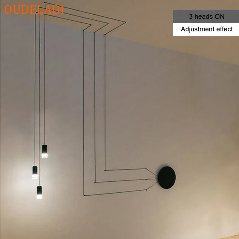 Afralia™ Industrial Retro Wall Lamp Black LED Hanging Light