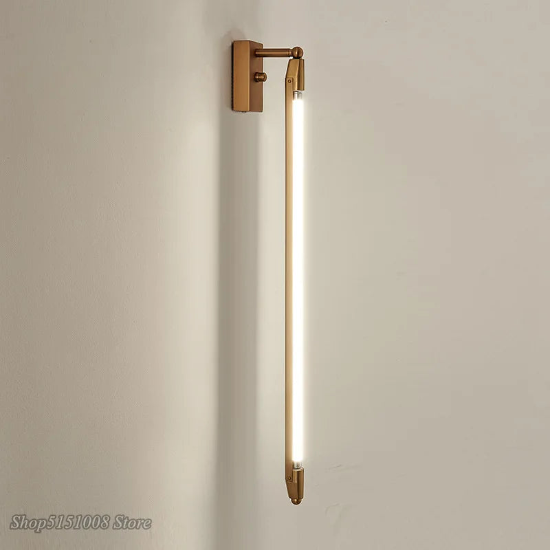 Afralia™ Nordic Modern Rotate T5 Wall Lamp for Study Office Bedroom Restaurant Lighting