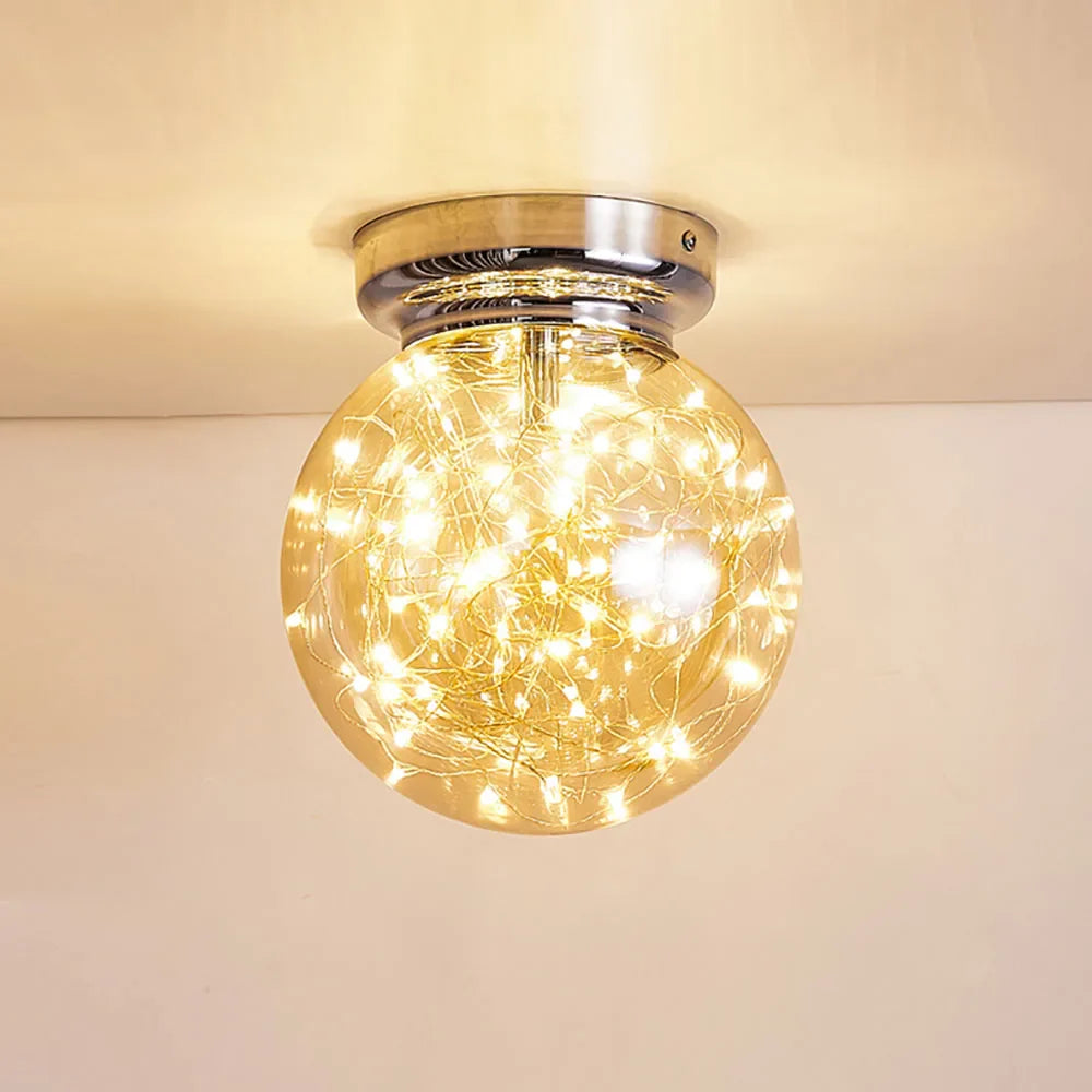 Afralia™ Gypsophila LED Ceiling Light: Modern & Nordic Style for Indoor Decor