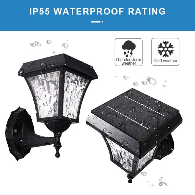 Afralia™ Solar LED Outdoor Wall Light: Waterproof, Adjustable, Anti-rust