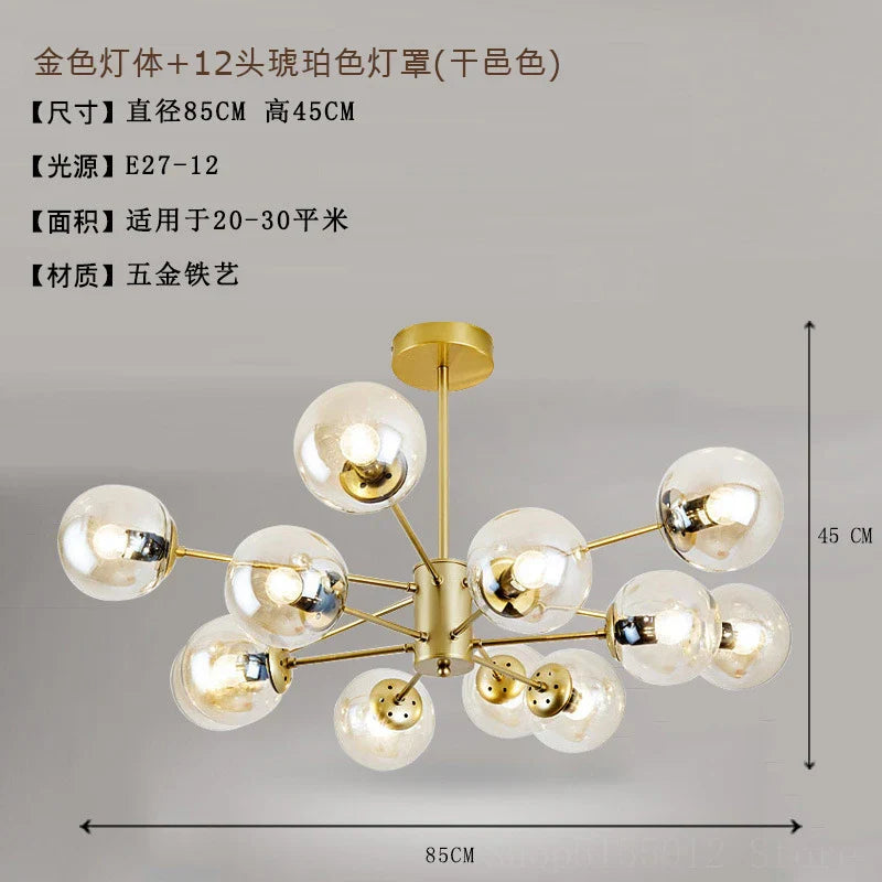 Afralia™ Modern Vintage Suspension Chandelier for Living Room Stair Lamp Industrial Lighting Fixtures