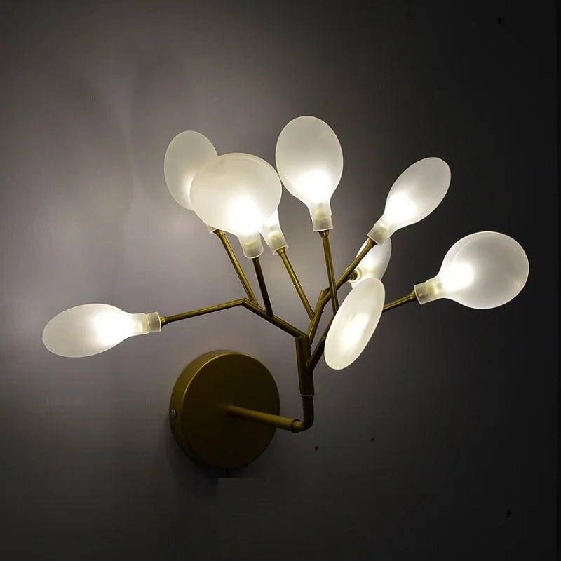 Afralia™ Firefly Branch Wall Lamp | Modern Tree Sconce Lighting