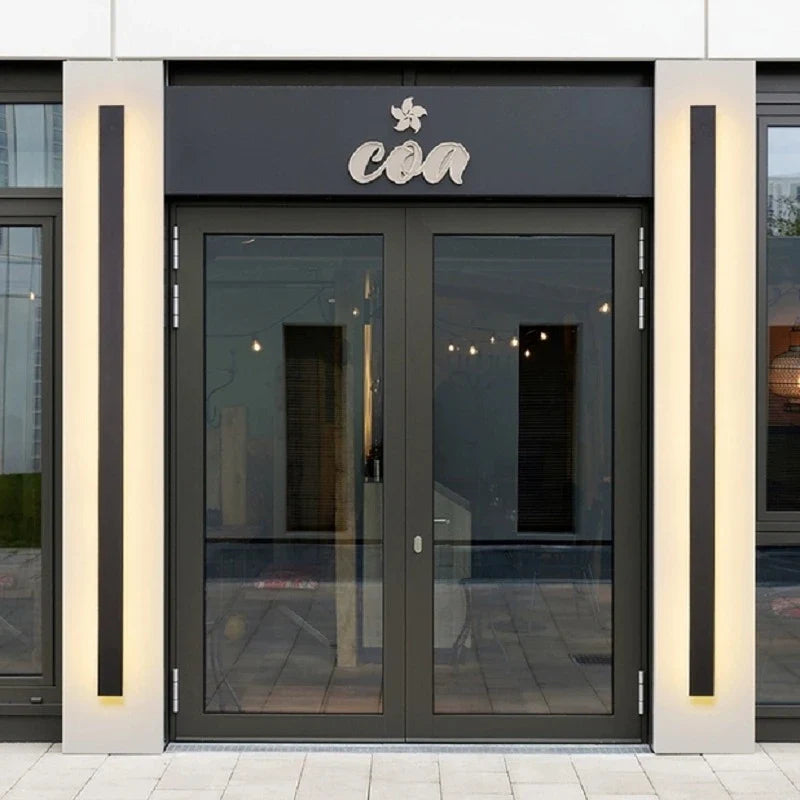 Afralia™ Stainless Steel Light-Control Wall Lamp, Outdoor IP65, Modern Design