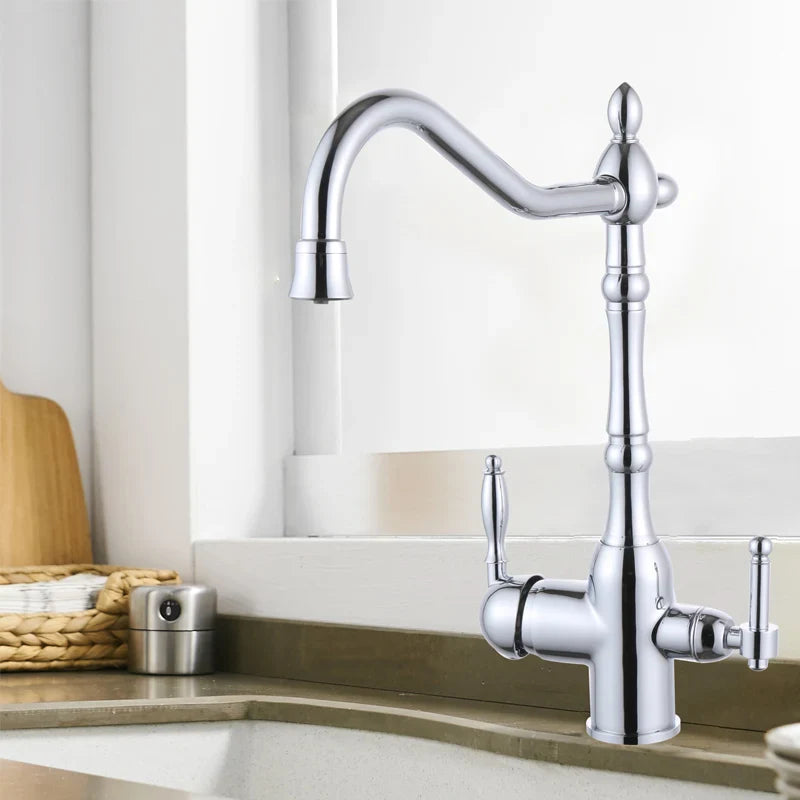 Afralia™ Kitchen Faucet Mixer Tap with Water Purification.