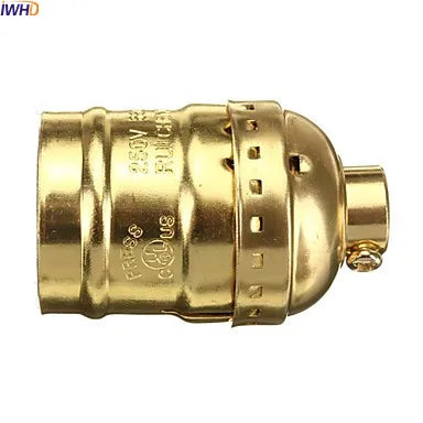 Afralia™ Vintage E27 Aluminum Lamp Holder Base Socket Bulb Holder 110v-220v