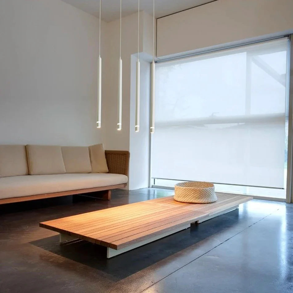 Afralia™ Cylinder Pipe Pendant Light for Kitchen Island Dining Room Shop Bar Decoration