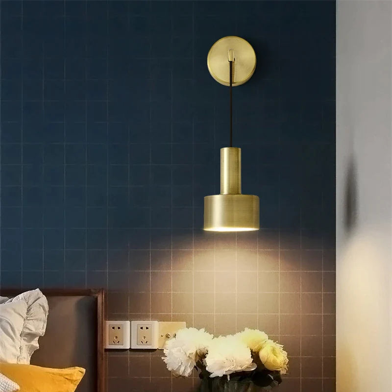 Afralia™ Modern LED Wall Lamp Luxury Hanging Adjustable Sconces for Bedroom Living Room