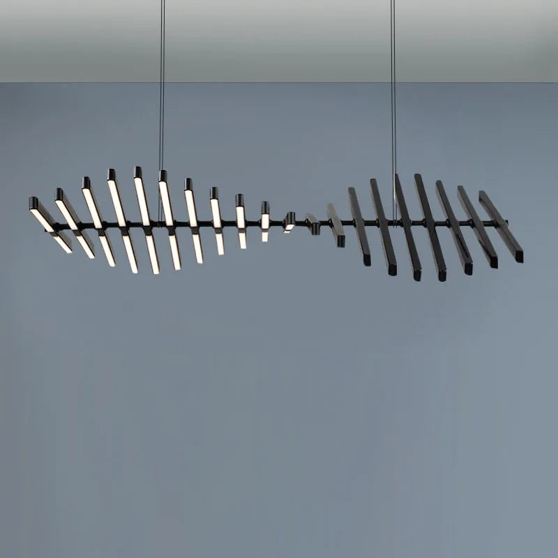 Afralia™ LED Chandelier: Modern Nordic Loft Hanging Light for Living Room, Restaurant, Bar