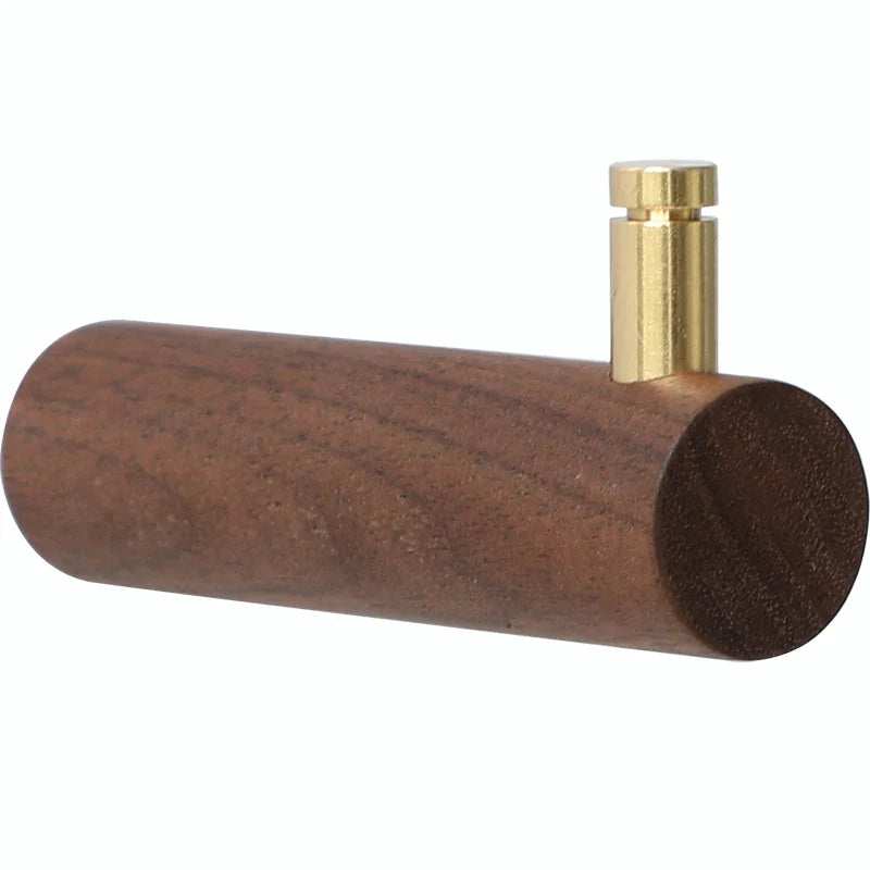 Afralia™ Seamless Wood Wall Hook Hangers for Clothes & Keys – Strong & Stylish Organizer