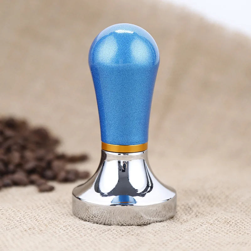 Afralia™ Coffee Tamper 57mm Aluminum Pressure Bar Practical Coffee Maker Tool