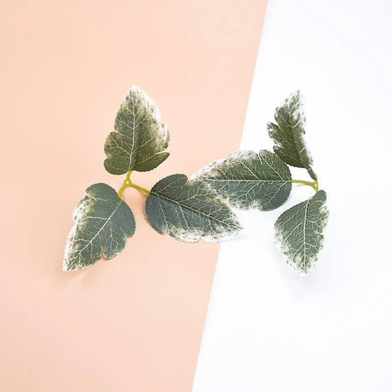 Silk Green Leaf Artificial Plants - Afralia™ Decorative Flowers Wreaths for Home & Events