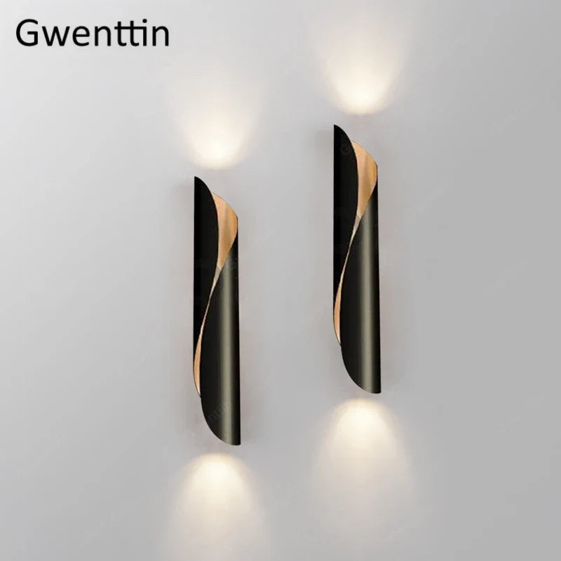 Afralia™ Modern Calla Wall Sconce  Led Lights, Bedroom & Bathroom Lamp Fixtures