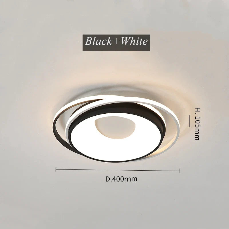 Afralia™ LED Chandelier Light for Living Dining Room, Modern Acrylic Surface Mounted Fixture