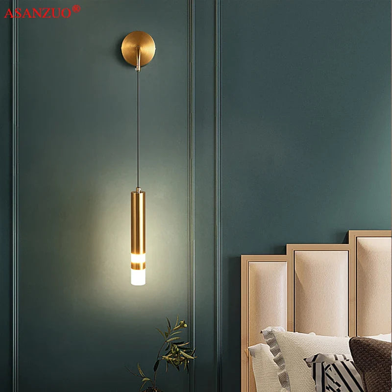 Afralia™ LED Wall Lamps - Modern Bedside & Reading Light for Bedroom, Study, Stairway