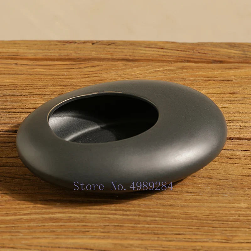 Afralia™ Cobblestone Deformation Ceramic Vase Flower Pot Modern Home Decoration