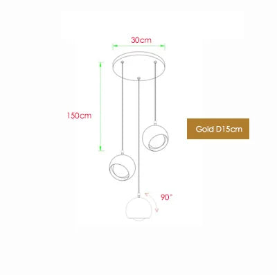 Afralia™ Nordic Spider Pendant Lamp for Bedroom, Bar & Restaurant Interior