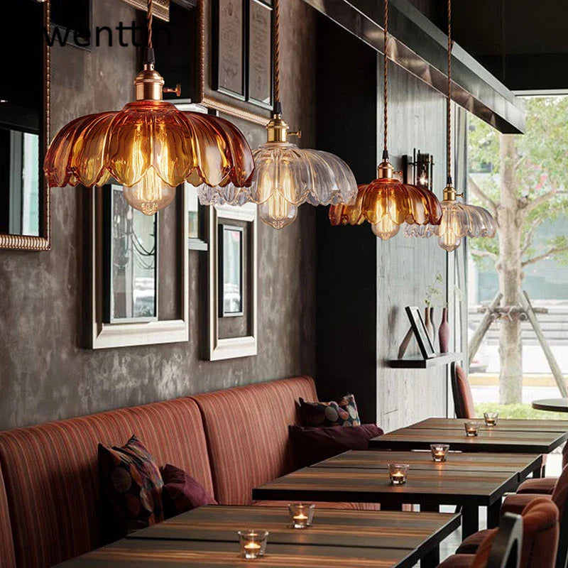 Afralia™ Vintage Industrial Pendant Light for Dining Room, Cafe, Bar, and Home Lighting