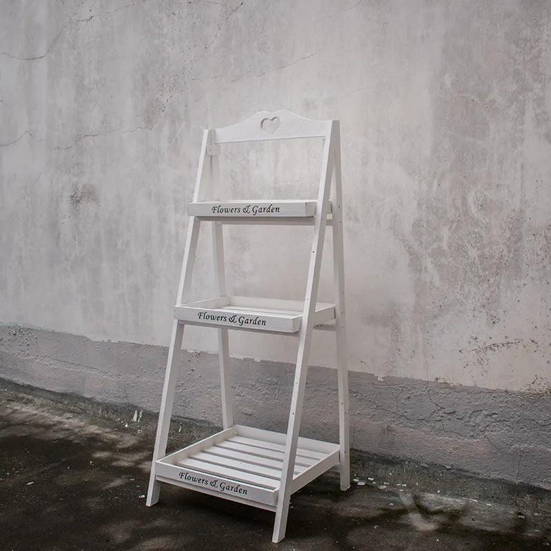 Afralia™ Retro Solid Wood Plant Stand - Multi-layer Floor Type Design