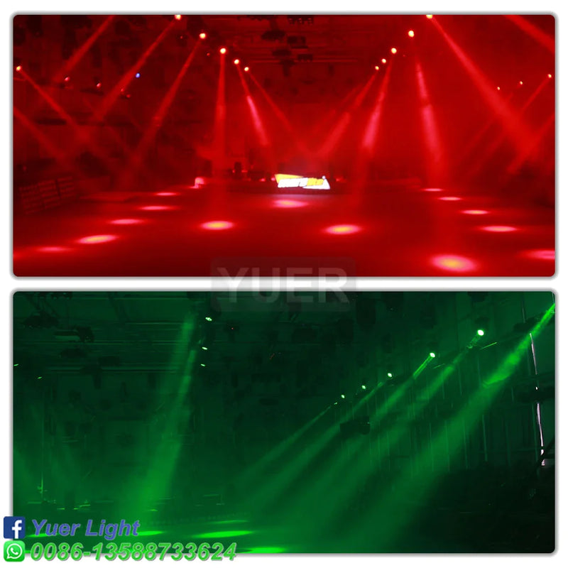 Afralia™ LED RGBW Beam Moving Head Light: Music Control, DMX, DJ Disco, Stage Lighting