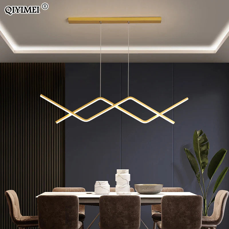 Afralia™ LED Pendant Lights: Modern, Remote-Control, Cord Hanging, for Study, Kitchen, Living Room