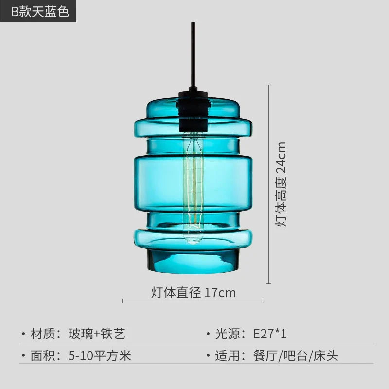 Afralia™ Geometric Glass Pendant Light Collection: Modern Crystalline Pendant Series