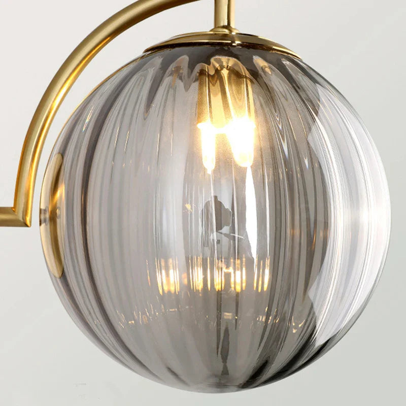 Afralia™ Nordic Glass Ball Wall Lamps with LED Bulb