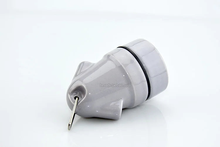 Afralia™ Ceramic E27 Socket Lamp Holder with Waterproof Hook - 110-220V Bulb Fitting
