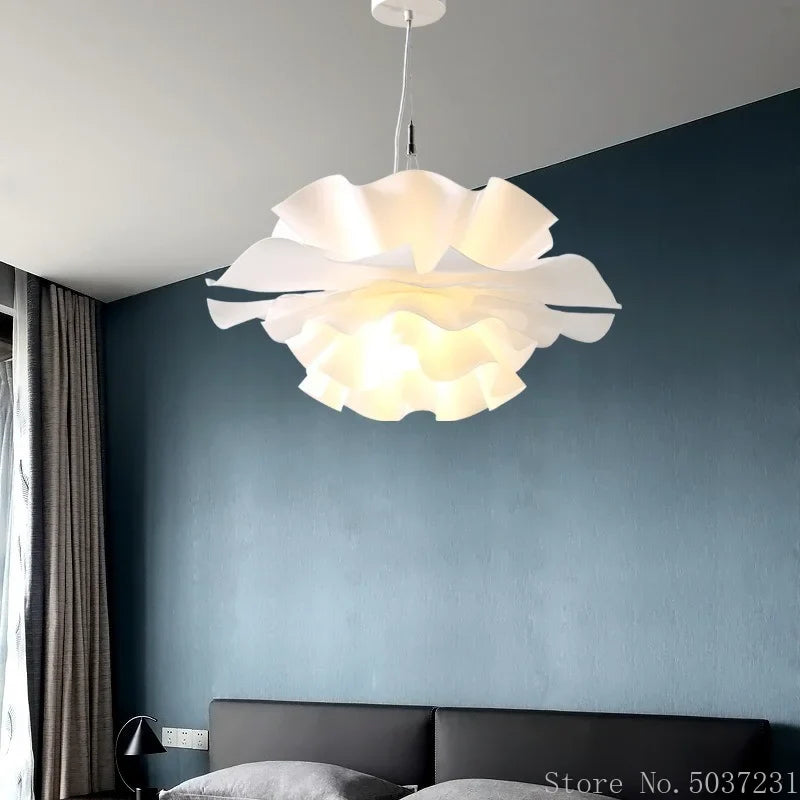 Afralia™ Nordic Flower Chandelier Lights for Bedroom and Dining Room Decor