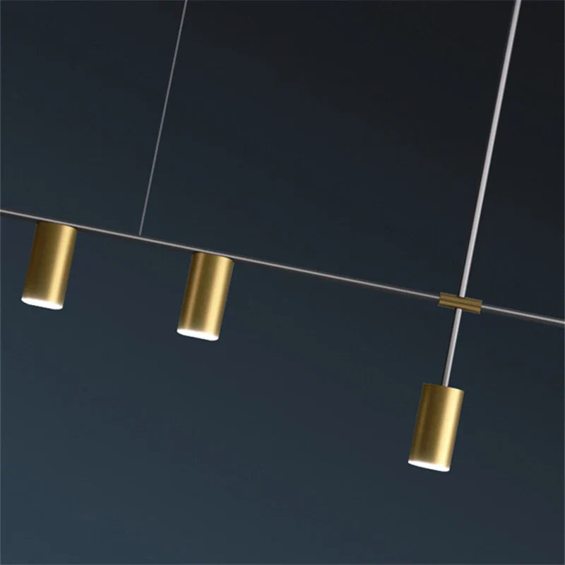 Afralia™ Modern LED Chandelier for Kitchen Island Dining Pendant Lamp