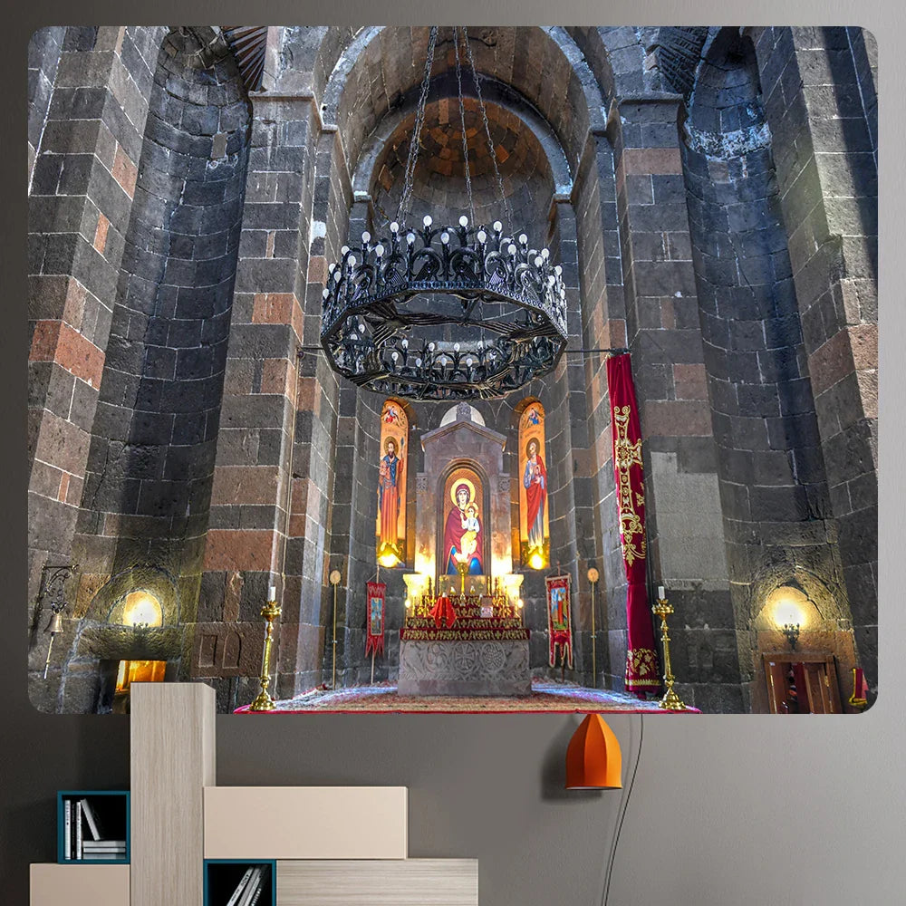 Afralia™ Angel Tapestry: Church-inspired Boho Wall Decor for Home - Bedding, Sofa, or Blanket